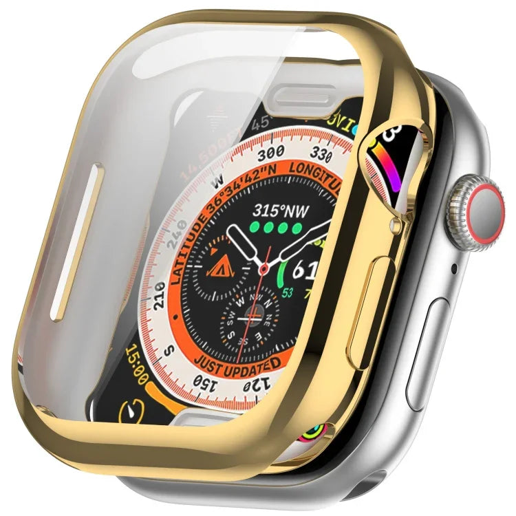 全包覆電鍍 TPU 錶殼，適用於 Apple Watch Series 11 / 10 46mm，Apple Watch Series 11 / 10 42mm