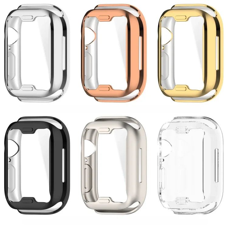 全包覆電鍍 TPU 錶殼，適用於 Apple Watch Series 11 / 10 46mm，Apple Watch Series 11 / 10 42mm
