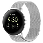 米蘭尼斯金屬磁吸錶帶，適用於 Google Pixel Watch 4 / Watch 3 45mm，Google Pixel Watch 4 / 3 / 2 / 1 41mm