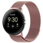 米蘭尼斯金屬磁吸錶帶，適用於 Google Pixel Watch 4 / Watch 3 45mm，Google Pixel Watch 4 / 3 / 2 / 1 41mm