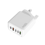 120W 3 PD Type-C 雙 USB 多埠手機充電器，英規插頭，英規插頭
