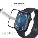 2片裝 ENKAY 3D 全覆蓋軟性 PC 邊緣 PMMA 高清螢幕保護膜，適用於 Apple Watch Series 11 / 10 46mm、Apple Watch Series 11 / 10 42mm
