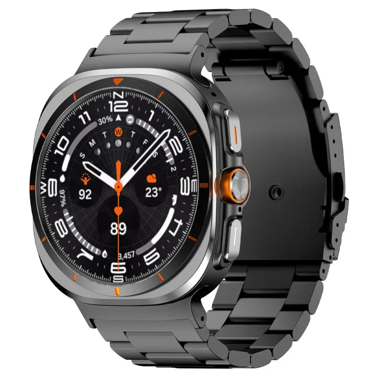 適用於 Samsung Galaxy Watch Ultra 47mm 三珠鈦合金金屬錶帶