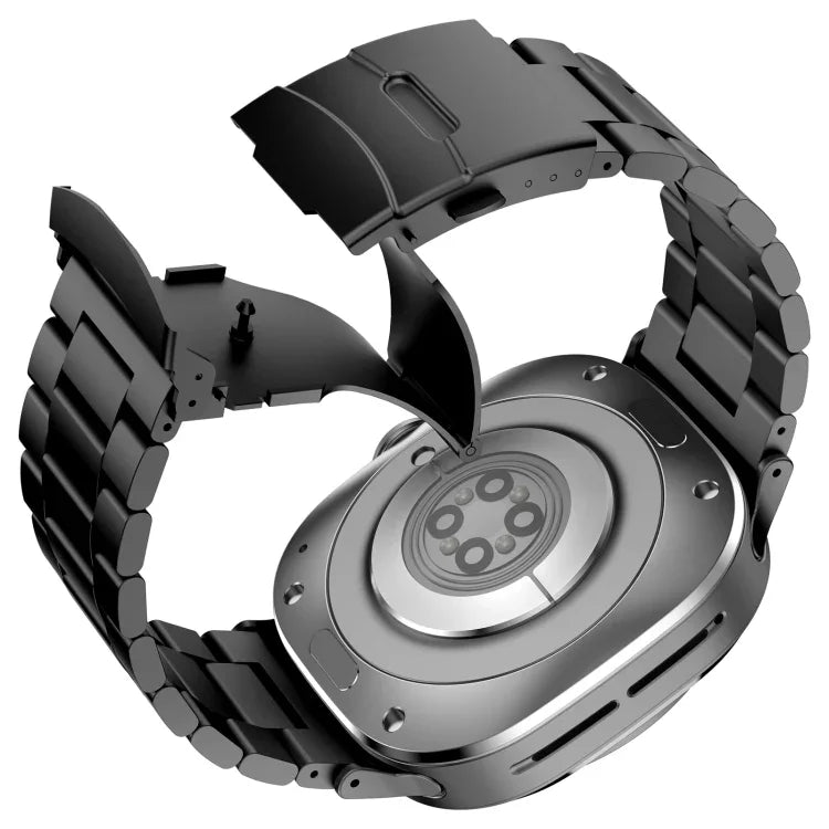 適用於 Samsung Galaxy Watch Ultra 47mm 三珠鈦合金金屬錶帶