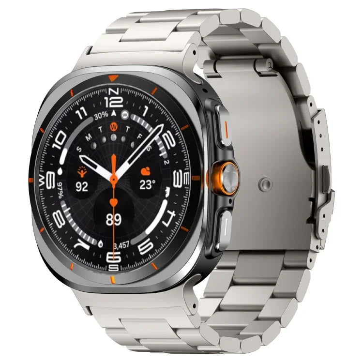 適用於 Samsung Galaxy Watch Ultra 47mm 三珠鈦合金金屬錶帶