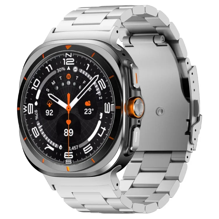 適用於 Samsung Galaxy Watch Ultra 47mm 三珠鈦合金金屬錶帶