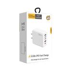 120W PD3.0 三 Type-C 兩 USB 多埠快速充電器，附 Type-C to Type-C 線，US 插頭，US 插頭 + C to C 線