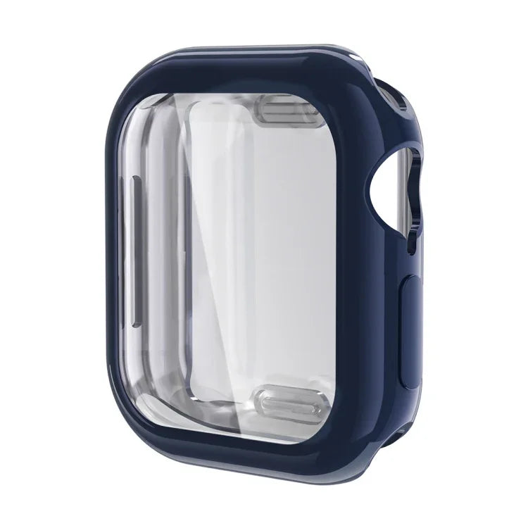 ENKAY Hat-Prince 電鍍軟質 TPU 保護殼附螢幕保護膜，適用於 Apple Watch Series 11 / 10 46mm，適用於 Apple Watch Series 11 / 10 42mm