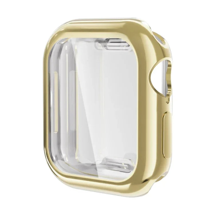 ENKAY Hat-Prince 電鍍軟質 TPU 保護殼附螢幕保護膜，適用於 Apple Watch Series 11 / 10 46mm，適用於 Apple Watch Series 11 / 10 42mm