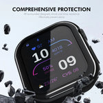 ENKAY Hat-Prince 電鍍軟質 TPU 保護殼附螢幕保護膜，適用於 Apple Watch Series 11 / 10 46mm，適用於 Apple Watch Series 11 / 10 42mm