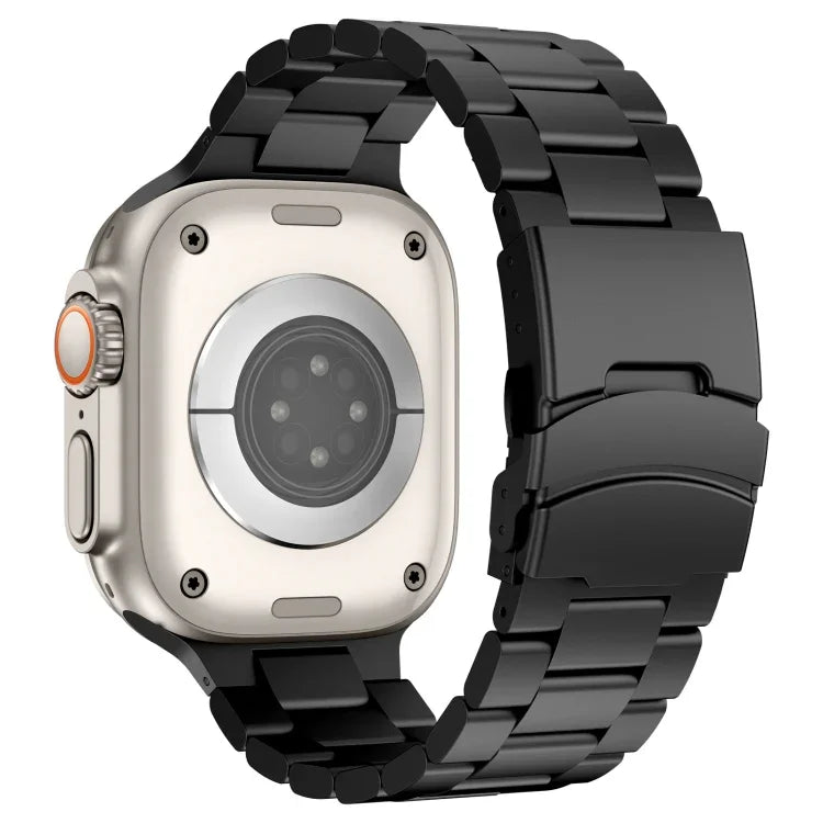 三珠鈦合金金屬錶帶，適用於 Apple Watch Series 10 46mm，適用於 Apple Watch Series 10 42mm，適用於 Apple Watch SE 2023 44mm，適用於 Apple Watch SE 2023 40mm，適用於 Apple Watch Ultra 2 49mm，適用於 Apple Watch Series 9 45mm