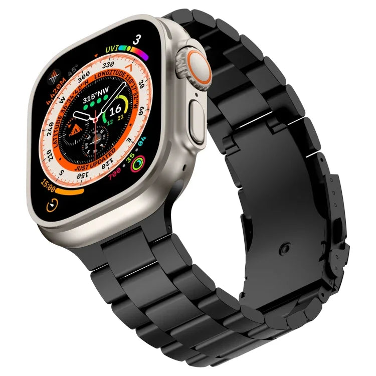 三珠鈦合金金屬錶帶，適用於 Apple Watch Series 10 46mm，適用於 Apple Watch Series 10 42mm，適用於 Apple Watch SE 2023 44mm，適用於 Apple Watch SE 2023 40mm，適用於 Apple Watch Ultra 2 49mm，適用於 Apple Watch Series 9 45mm