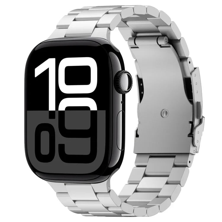 三珠鈦合金金屬錶帶，適用於 Apple Watch Series 10 46mm，適用於 Apple Watch Series 10 42mm，適用於 Apple Watch SE 2023 44mm，適用於 Apple Watch SE 2023 40mm，適用於 Apple Watch Ultra 2 49mm，適用於 Apple Watch Series 9 45mm