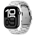 三珠鈦合金金屬錶帶，適用於 Apple Watch Series 10 46mm，適用於 Apple Watch Series 10 42mm，適用於 Apple Watch SE 2023 44mm，適用於 Apple Watch SE 2023 40mm，適用於 Apple Watch Ultra 2 49mm，適用於 Apple Watch Series 9 45mm