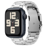 三珠鈦合金金屬錶帶，適用於 Apple Watch Series 10 46mm，適用於 Apple Watch Series 10 42mm，適用於 Apple Watch SE 2023 44mm，適用於 Apple Watch SE 2023 40mm，適用於 Apple Watch Ultra 2 49mm，適用於 Apple Watch Series 9 45mm