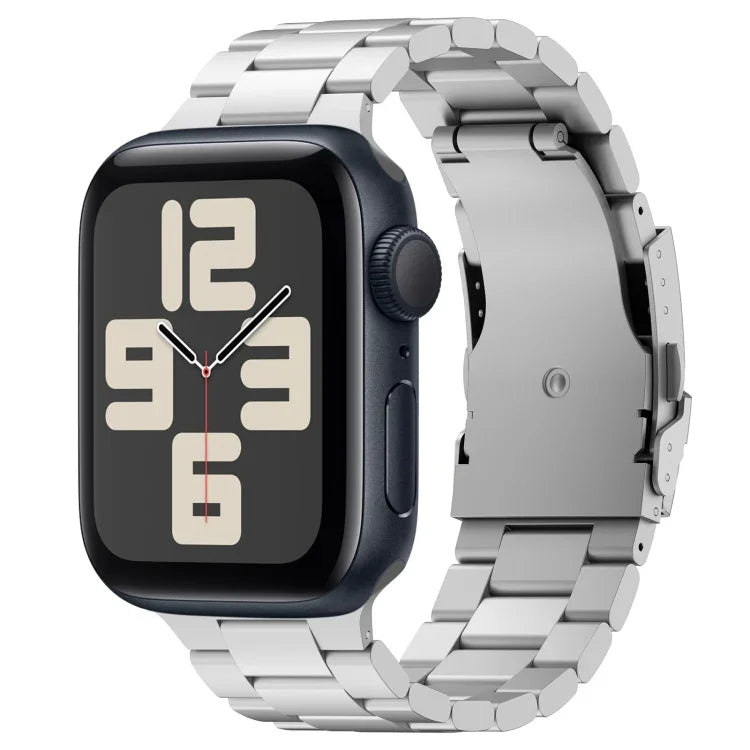 三珠鈦合金金屬錶帶，適用於 Apple Watch Series 10 46mm，適用於 Apple Watch Series 10 42mm，適用於 Apple Watch SE 2023 44mm，適用於 Apple Watch SE 2023 40mm，適用於 Apple Watch Ultra 2 49mm，適用於 Apple Watch Series 9 45mm