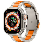 三珠鈦合金金屬錶帶，適用於 Apple Watch Series 10 46mm，適用於 Apple Watch Series 10 42mm，適用於 Apple Watch SE 2023 44mm，適用於 Apple Watch SE 2023 40mm，適用於 Apple Watch Ultra 2 49mm，適用於 Apple Watch Series 9 45mm