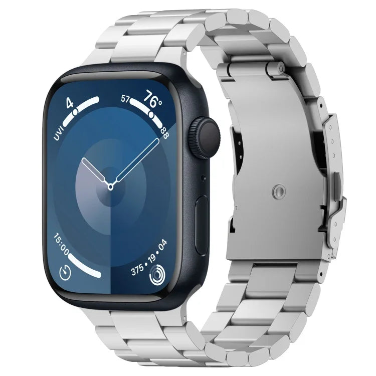 三珠鈦合金金屬錶帶，適用於 Apple Watch Series 10 46mm，適用於 Apple Watch Series 10 42mm，適用於 Apple Watch SE 2023 44mm，適用於 Apple Watch SE 2023 40mm，適用於 Apple Watch Ultra 2 49mm，適用於 Apple Watch Series 9 45mm