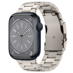 三珠鈦合金金屬錶帶，適用於 Apple Watch Series 10 46mm，適用於 Apple Watch Series 10 42mm，適用於 Apple Watch SE 2023 44mm，適用於 Apple Watch SE 2023 40mm，適用於 Apple Watch Ultra 2 49mm，適用於 Apple Watch Series 9 45mm