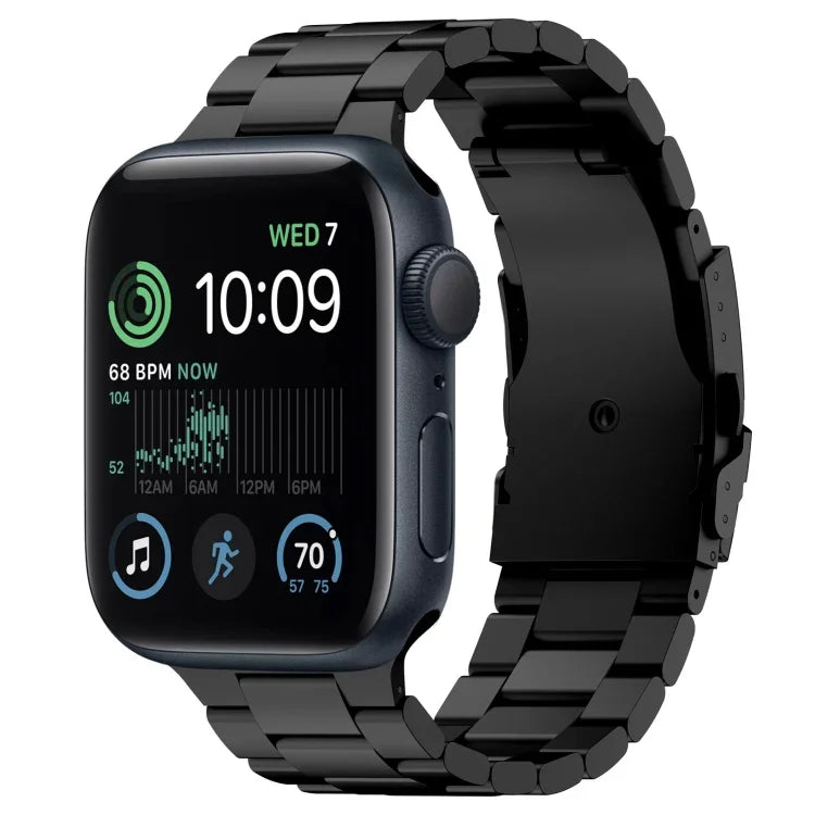 三珠鈦合金金屬錶帶，適用於 Apple Watch Series 10 46mm，適用於 Apple Watch Series 10 42mm，適用於 Apple Watch SE 2023 44mm，適用於 Apple Watch SE 2023 40mm，適用於 Apple Watch Ultra 2 49mm，適用於 Apple Watch Series 9 45mm