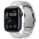 三珠鈦合金金屬錶帶，適用於 Apple Watch Series 10 46mm，適用於 Apple Watch Series 10 42mm，適用於 Apple Watch SE 2023 44mm，適用於 Apple Watch SE 2023 40mm，適用於 Apple Watch Ultra 2 49mm，適用於 Apple Watch Series 9 45mm