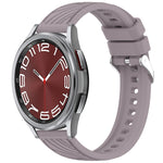 Stripe Texture Silicone 20mm Watch Band, For Samsung Galaxy Watch FE 40mm, For Samsung Galaxy Watch 7 44mm, For Samsung Galaxy Watch 7 40mm, For Samsung Galaxy Watch 6 Classic 47mm