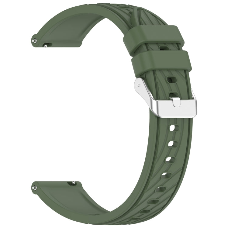 Stripe Texture Silicone 20mm Watch Band, For Samsung Galaxy Watch5 Golf Edition, For Samsung Galaxy Watch 5  44mm, For Samsung Galaxy Watch 5 Pro  45mm, For Samsung Galaxy Watch 5  40mm
