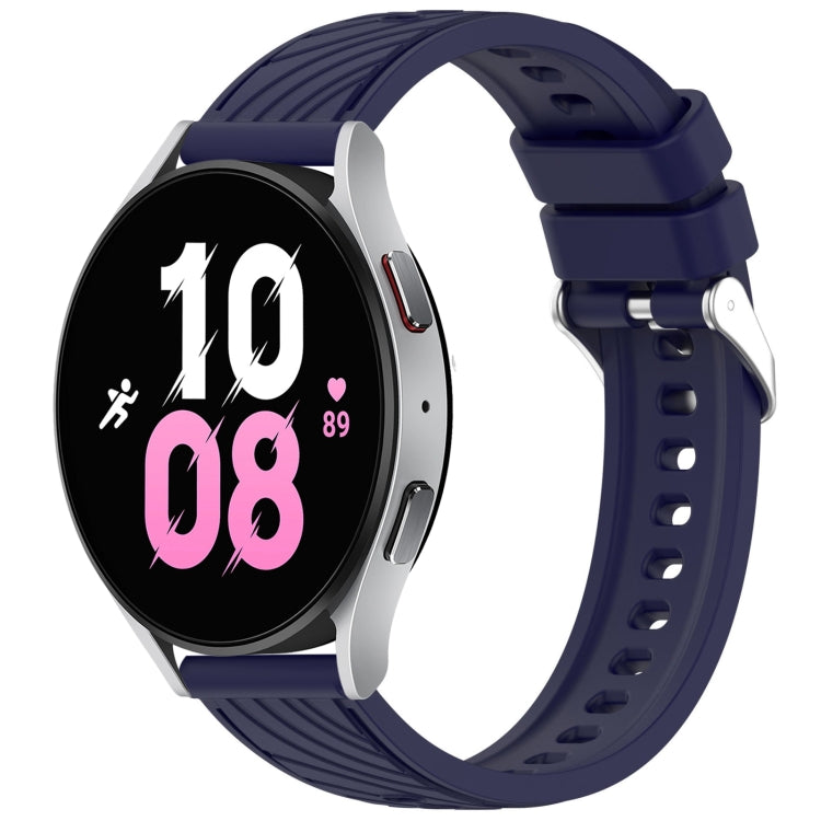 Stripe Texture Silicone 20mm Watch Band, For Samsung Galaxy Watch5 Golf Edition, For Samsung Galaxy Watch 5  44mm, For Samsung Galaxy Watch 5 Pro  45mm, For Samsung Galaxy Watch 5  40mm