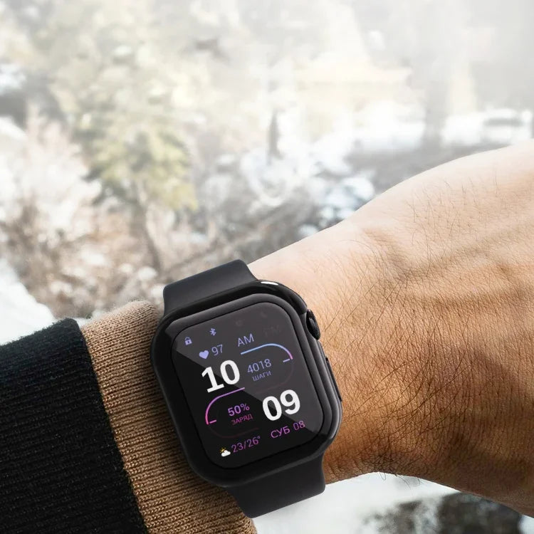全覆蓋 TPU 電鍍錶殼，適用於 Apple Watch Series 11 / 10 46mm，適用於 Apple Watch Series 11 / 10 42mm