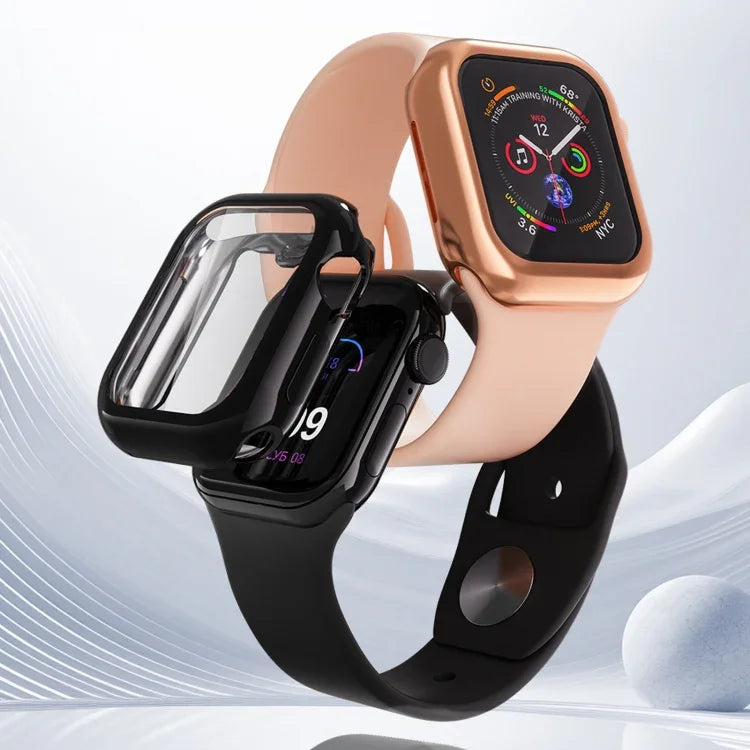 全覆蓋 TPU 電鍍錶殼，適用於 Apple Watch Series 11 / 10 46mm，適用於 Apple Watch Series 11 / 10 42mm
