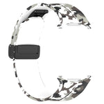 適用於Samsung Galaxy Watch Ultra 47mm 磁吸折疊扣矽膠錶帶