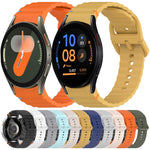 波浪紋紋理縫線快拆矽膠錶帶，適用於 Samsung Galaxy Watch 5 高爾夫版、Samsung Galaxy Watch 5 44mm、Samsung Galaxy Watch 5 Pro 45mm、Samsung Galaxy Watch 5 40mm