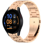 三珠按鈕快拆金屬錶帶，適用於 Samsung Galaxy Watch FE 40mm，適用於 Samsung Galaxy Watch 7 40 / 44mm，適用於 Samsung Galaxy Watch 6 Classic 43 / 47mm，適用於 Samsung Galaxy Watch 6 40 / 44mm，適用於 Samsung Galaxy Watch 5 40 / 44mm