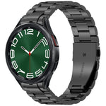 三珠按鈕快拆金屬錶帶，適用於 Samsung Galaxy Watch FE 40mm，適用於 Samsung Galaxy Watch 7 40 / 44mm，適用於 Samsung Galaxy Watch 6 Classic 43 / 47mm，適用於 Samsung Galaxy Watch 6 40 / 44mm，適用於 Samsung Galaxy Watch 5 40 / 44mm