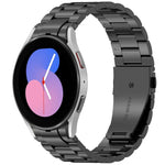三珠按鈕快拆金屬錶帶，適用於 Samsung Galaxy Watch FE 40mm，適用於 Samsung Galaxy Watch 7 40 / 44mm，適用於 Samsung Galaxy Watch 6 Classic 43 / 47mm，適用於 Samsung Galaxy Watch 6 40 / 44mm，適用於 Samsung Galaxy Watch 5 40 / 44mm