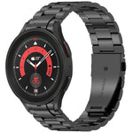三珠按鈕快拆金屬錶帶，適用於 Samsung Galaxy Watch FE 40mm，適用於 Samsung Galaxy Watch 7 40 / 44mm，適用於 Samsung Galaxy Watch 6 Classic 43 / 47mm，適用於 Samsung Galaxy Watch 6 40 / 44mm，適用於 Samsung Galaxy Watch 5 40 / 44mm