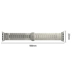 鈦合金金屬錶帶，適用於 Apple Watch 46mm / 49mm / 45mm / 44mm，適用於 Apple Watch 42mm / 41mm / 40mm / 38mm