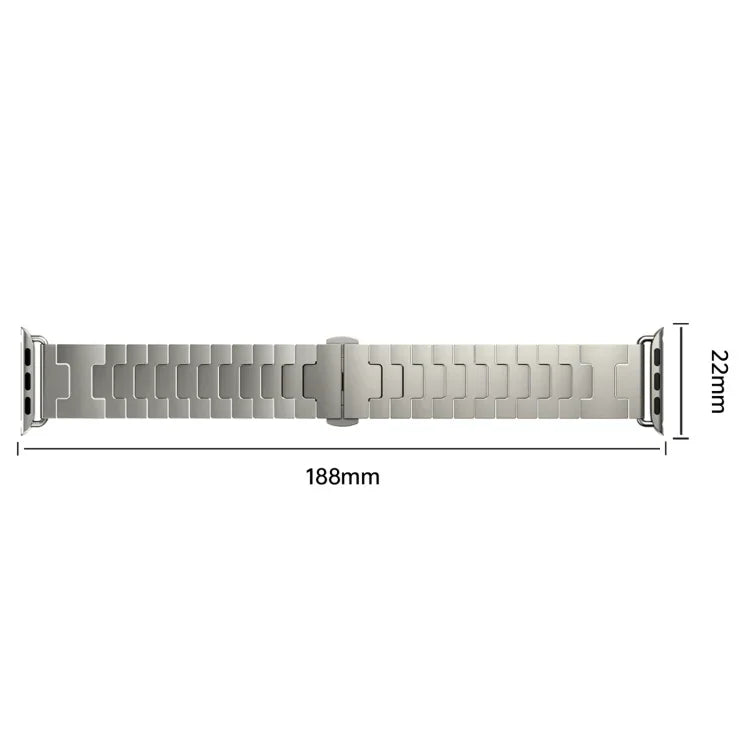 鈦合金金屬錶帶，適用於 Apple Watch 46mm / 49mm / 45mm / 44mm，適用於 Apple Watch 42mm / 41mm / 40mm / 38mm