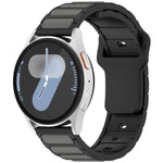 雙色 I 型矽膠錶帶，適用於 Samsung Galaxy Watch 20mm，適用於 Samsung Galaxy Watch 22mm
