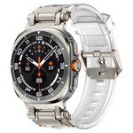 鈦合金連接器快拆矽膠錶帶，適用於 Samsung Galaxy Watch Ultra 47mm / Ultra 2025