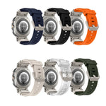 鈦合金連接器快拆矽膠錶帶，適用於 Samsung Galaxy Watch Ultra 47mm / Ultra 2025