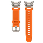 鈦合金連接器快拆矽膠錶帶，適用於 Samsung Galaxy Watch Ultra 47mm / Ultra 2025