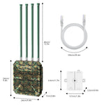 WAVLINK WN573HX1 WiFi 6 AX1800 雙頻無線路由器 戶外 WiFi 訪問點，美規插頭、歐規插頭、英規插頭、澳規插頭