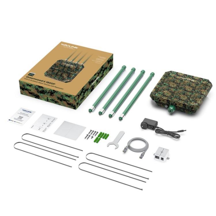 WAVLINK WN573HX1 WiFi 6 AX1800 雙頻無線路由器 戶外 WiFi 訪問點，美規插頭、歐規插頭、英規插頭、澳規插頭