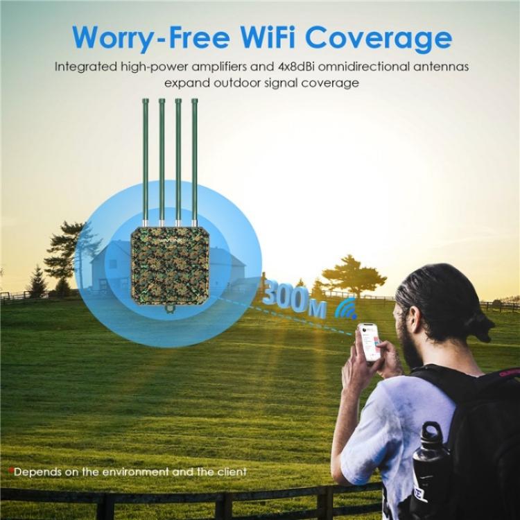 WAVLINK WN573HX1 WiFi 6 AX1800 雙頻無線路由器 戶外 WiFi 訪問點，美規插頭、歐規插頭、英規插頭、澳規插頭