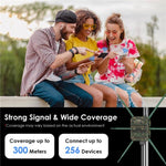 WAVLINK WN588HX3 AX3000 戶外 WiFi 擴展器，6 天線雙頻 WiFi 中繼器，美規插頭、歐規插頭、英規插頭、澳規插頭