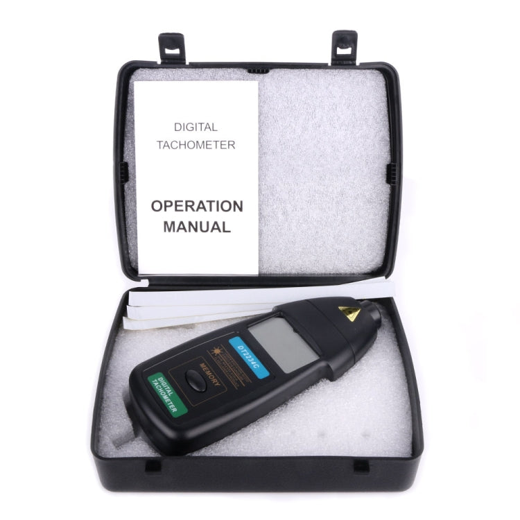 DT2234C 數位雷射轉速計 RPM 計非接觸式，DT2234C