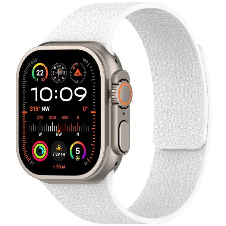 荔枝紋磁吸矽膠錶帶，適用於 Apple Watch 46mm / 49mm / 45mm / 44mm，適用於 Apple Watch 42mm / 41mm / 40mm / 38mm