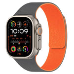 荔枝紋磁吸矽膠錶帶，適用於 Apple Watch 46mm / 49mm / 45mm / 44mm，適用於 Apple Watch 42mm / 41mm / 40mm / 38mm