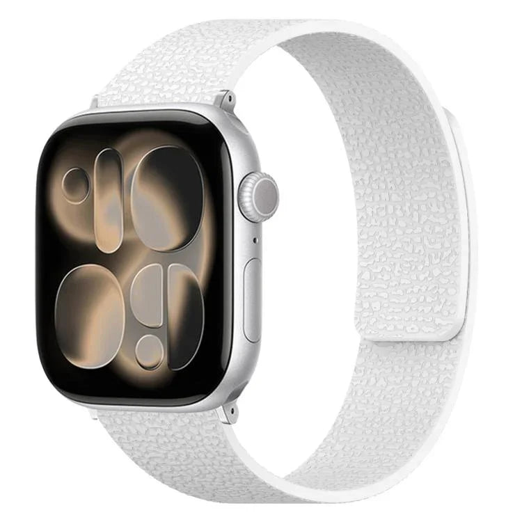 荔枝紋磁吸矽膠錶帶，適用於 Apple Watch 46mm / 49mm / 45mm / 44mm，適用於 Apple Watch 42mm / 41mm / 40mm / 38mm